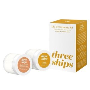 THREE SHIPS LIP TREATMENT KIT - BNIB (BOX IS DISTRESSED)